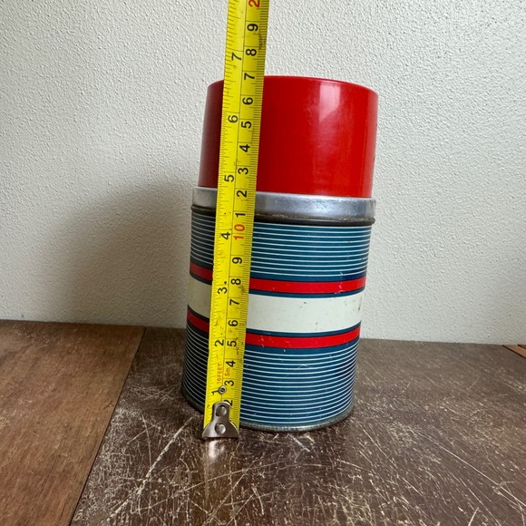 JC Higgins Sears Vacuum Bottle Thermos Vintage Hot Cold Container‎ 1 Pint - Picture 5 of 9